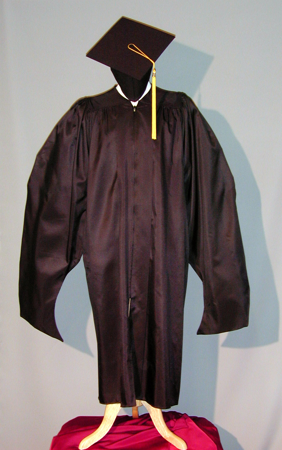 MA Masters Gown & Mortar Board for University Academic Graduation Package 