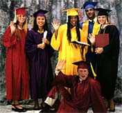 Where can i buy a cap and gown in store Cap And Gown Graduation Package Robes Tassel Graduate Polyester Souvenir Year