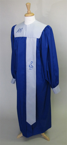 blue robe