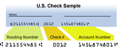 sample check