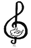 Treble Clef with Dove