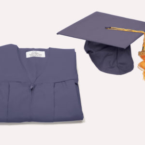 Navy Cap and Gowns