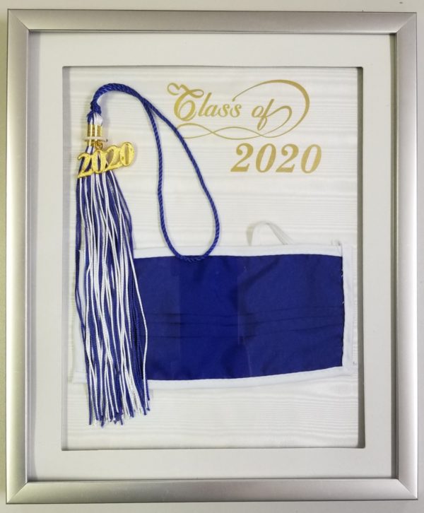 Framed Graduation Mask and Tassel