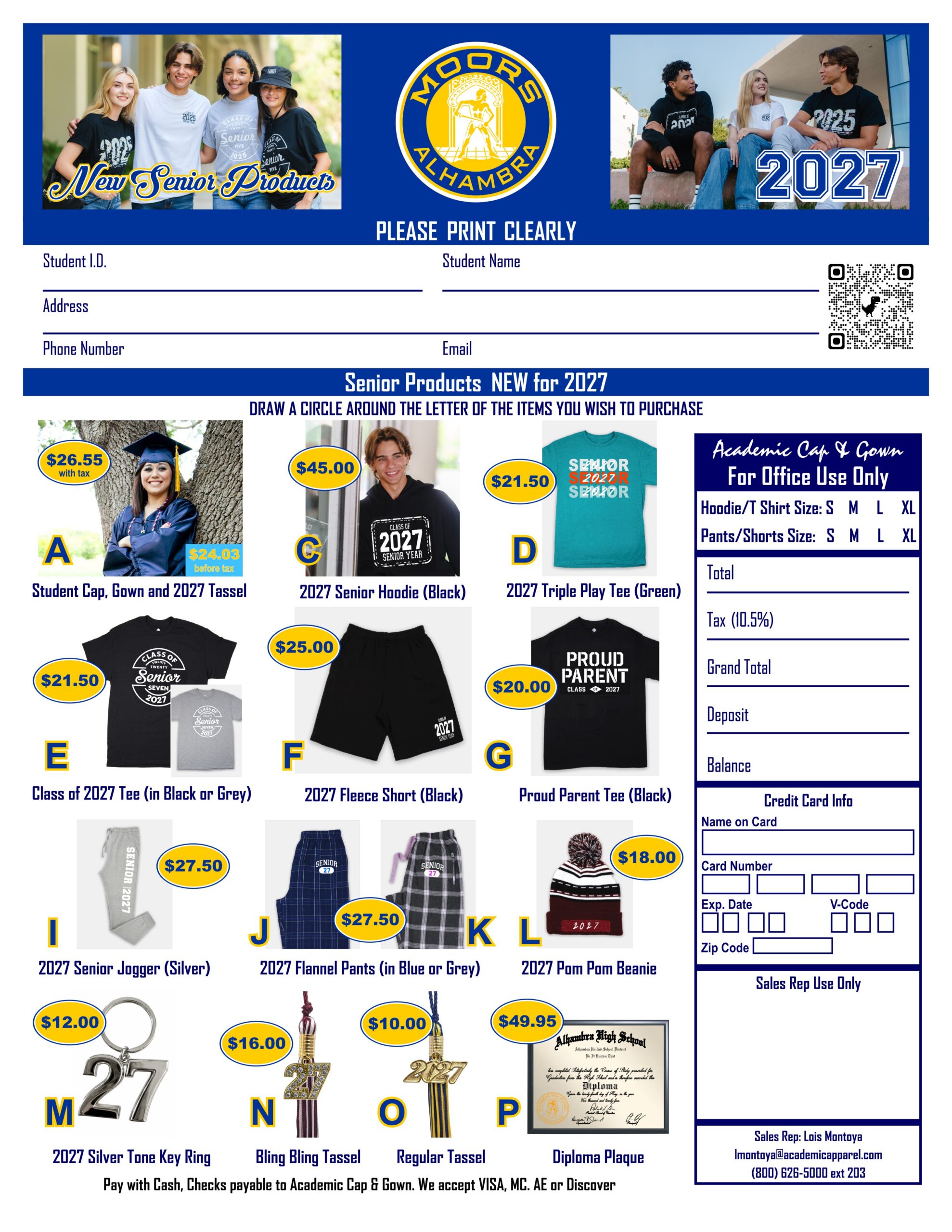Alhambra HS_2027 School Products