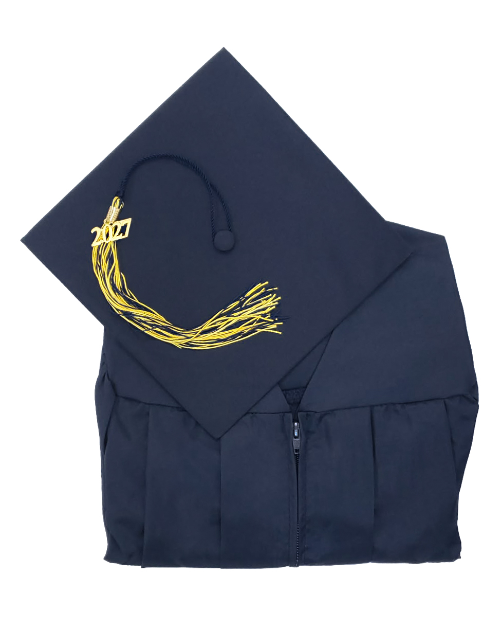 Keeper Navy with Navy Cap and Navy and Gold Tassel 2027