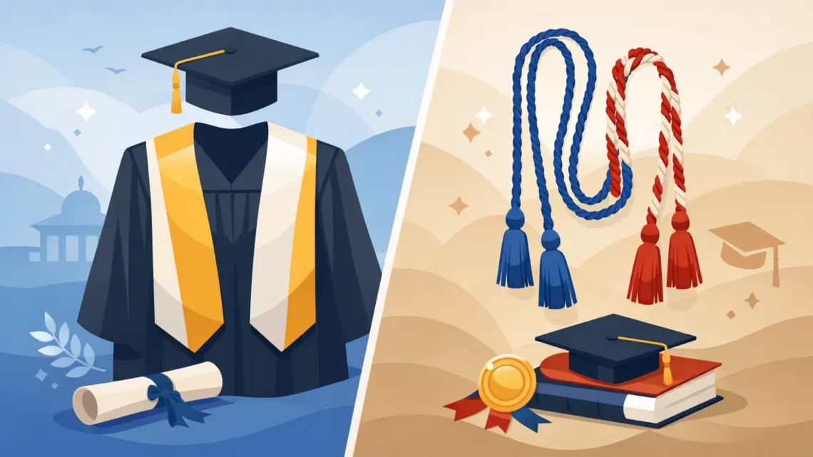 Graduation Stoles Versus Cords: Key Differences