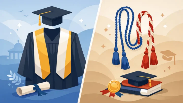 Graduation Stoles Versus Cords: Key Differences