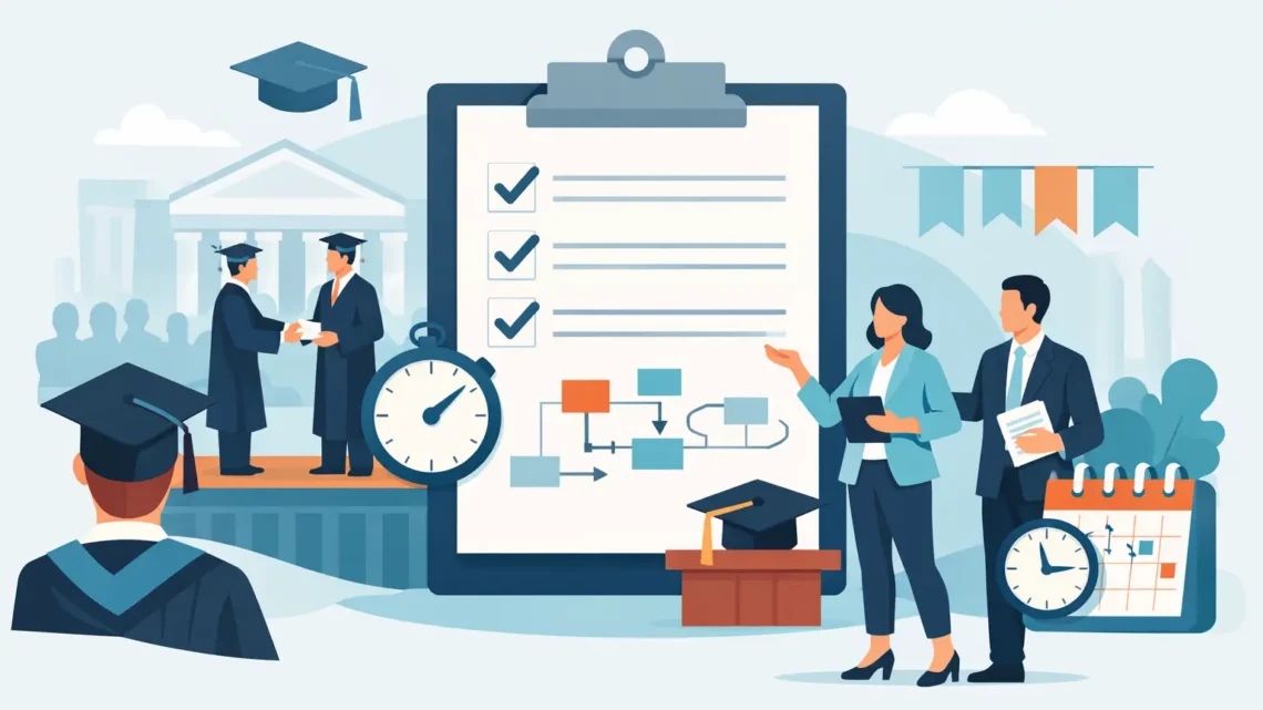 University Commencement Order Example for Planners