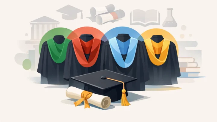 What Colors Signify Degrees in Academic Regalia?