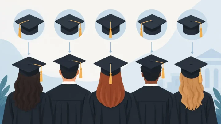 Graduation Tassel Placement Guide for Every Degree